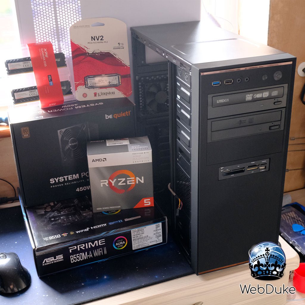 AMD No Frills Budget PC - Office or Light Gaming - WebDuke Computers