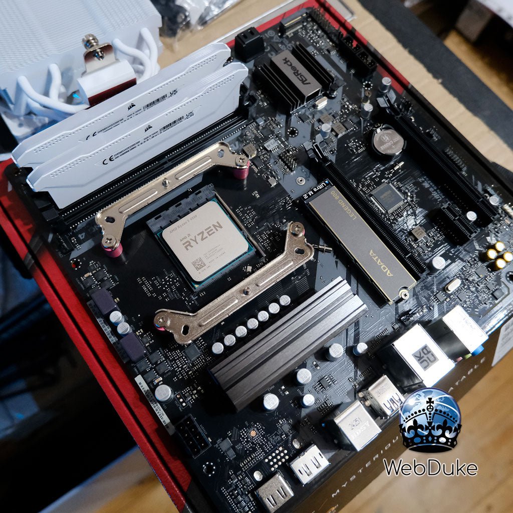 AMD RX XR AM4 Gamer - AMD Ryzen 5 5600X Radeon RX 7600 Gaming PC - WebDuke Computers