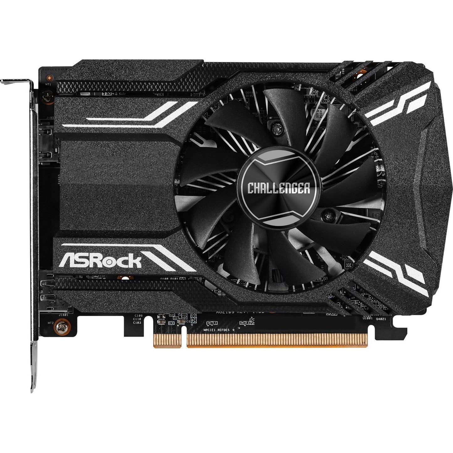 Asrock Radeon RX 6400 Challenger ITX 4GB, 4GB DDR6, PCIe4, HDMI, DP, 2321MHz Clock, AMD RDNA 2, 0dB Cooling, Compact Design - WebDuke Computers