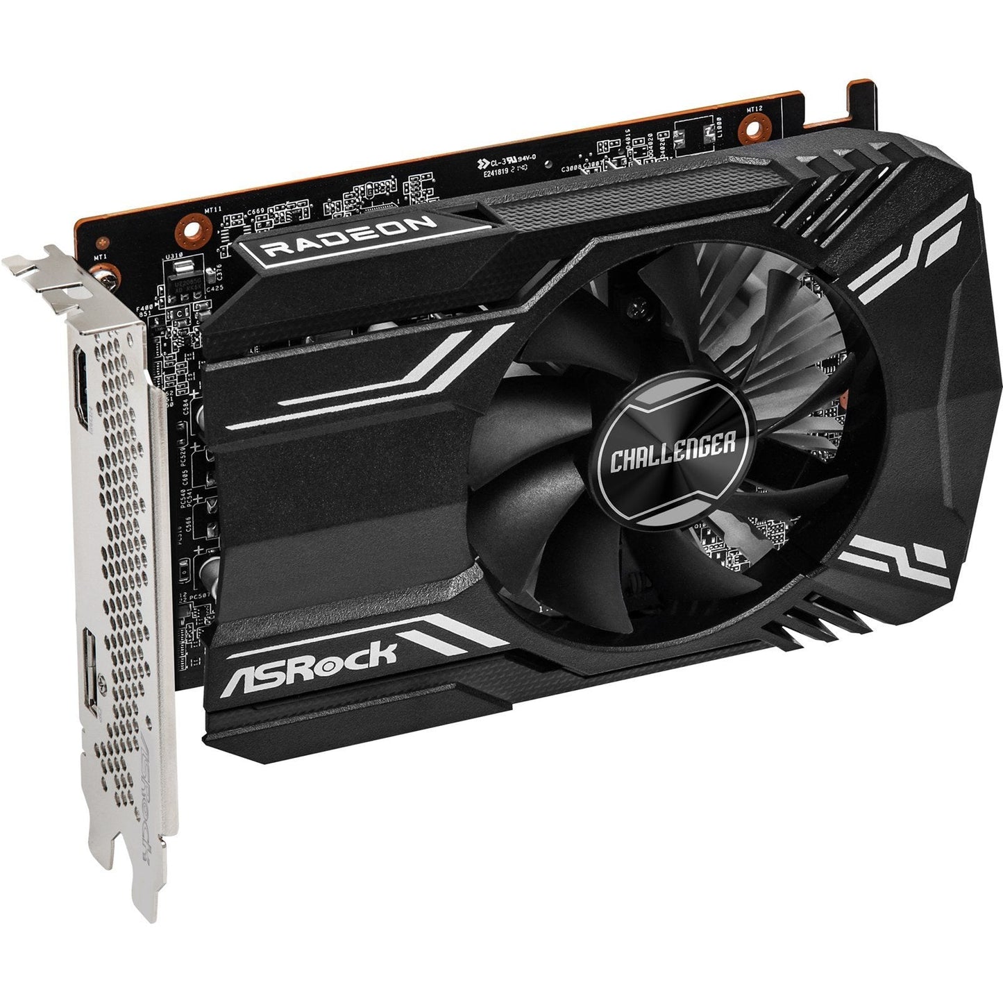 Asrock Radeon RX 6400 Challenger ITX 4GB, 4GB DDR6, PCIe4, HDMI, DP, 2321MHz Clock, AMD RDNA 2, 0dB Cooling, Compact Design - WebDuke Computers