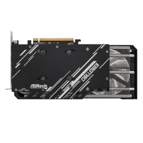 Asrock Radeon RX 7600 XT Challenger 16GB OC, PCIe4, 16GB GDDR6, HDMI, 3 DP, 2799MHz Clock, LED Lighting, Overclocked - WebDuke Computers