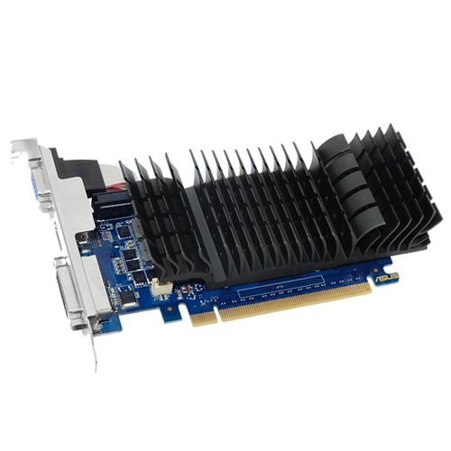 Asus Geforce GT 730, 2GB DDR5, PCIe2, VGA, DVI, HDMI, Silent, Low Profile (Bracket Included) - WebDuke Computers