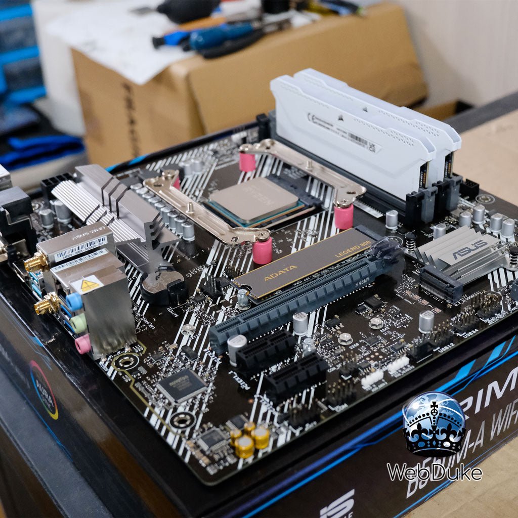 Entry RGB RX AM4 1080p Gaming PC - AMD Ryzen 5 4500 Radeon RX 6600 - WebDuke Computers