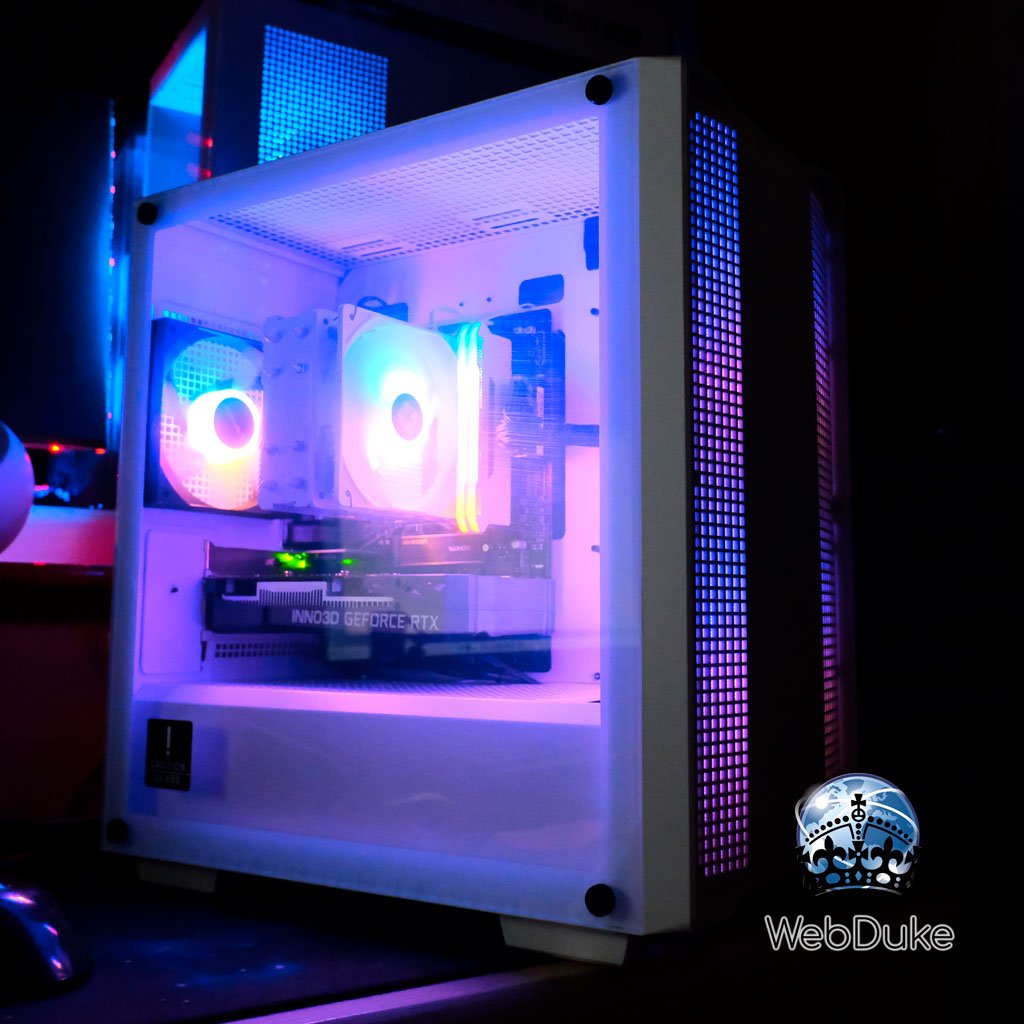 Entry RTX AM4 Gamer - Ryzen 5 4500 Geforce RTX 3050 Gaming PC - WebDuke Computers