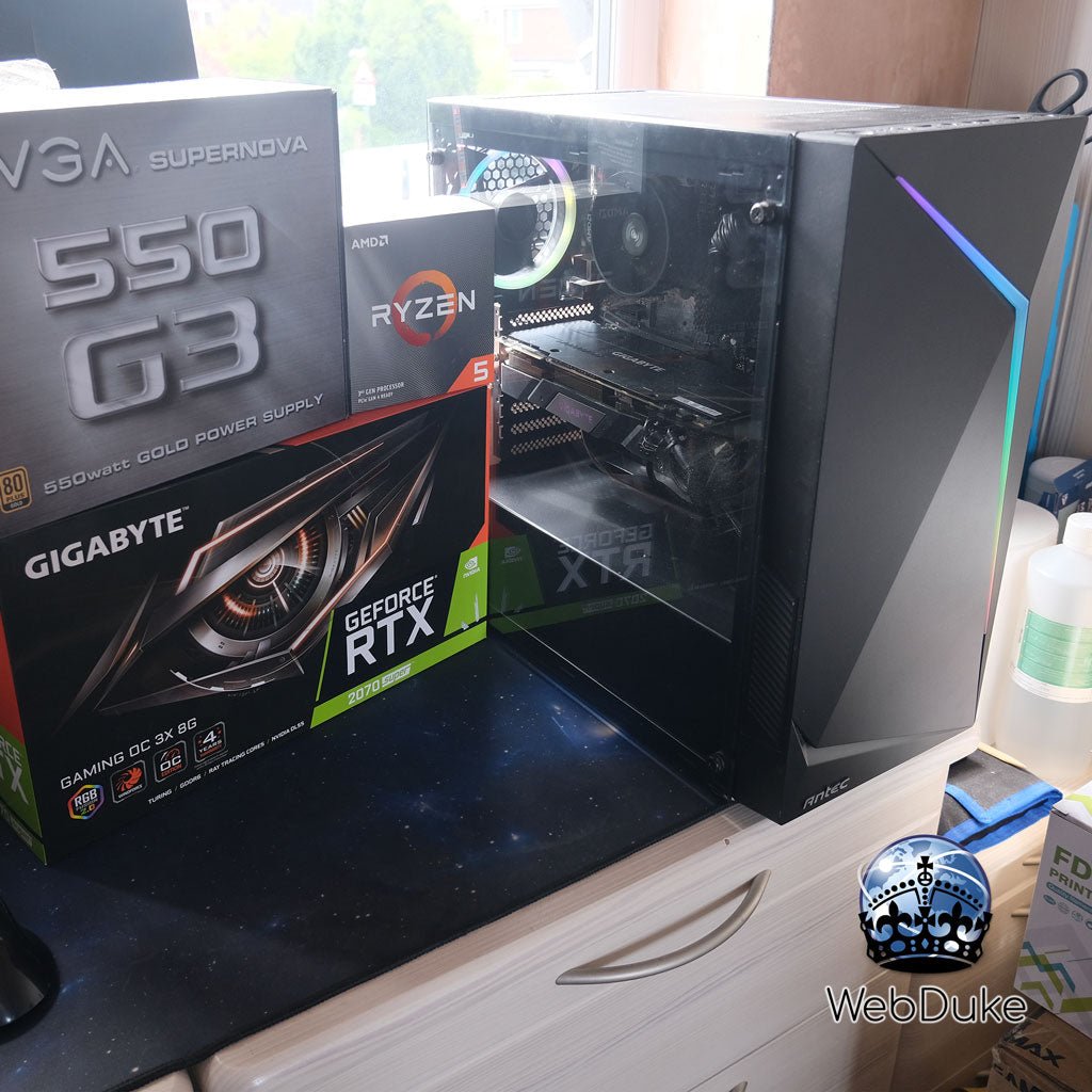 *Refurbished* AMD Ryzen 5 3500X Geforce RTX 2070 Super Gaming PC - WebDuke Computers