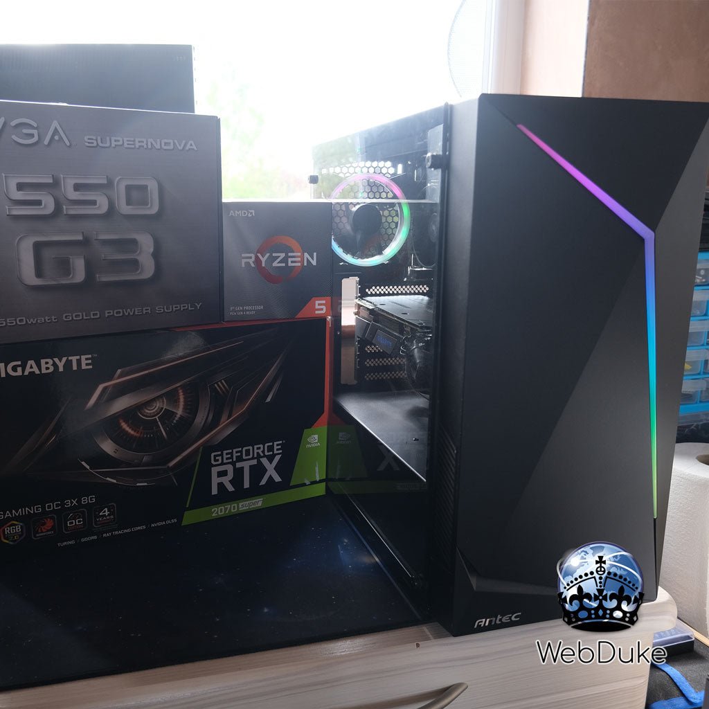 *Refurbished* AMD Ryzen 5 3500X Geforce RTX 2070 Super Gaming PC - WebDuke Computers