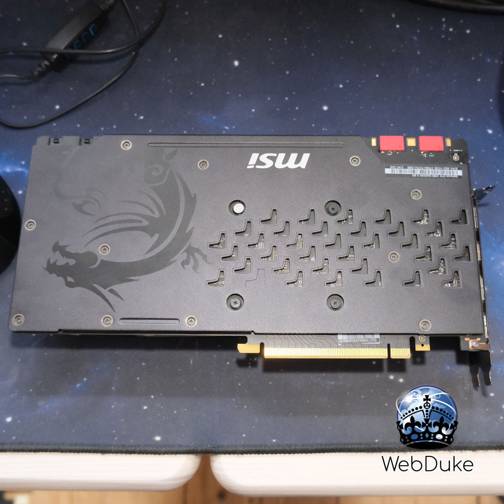 *Refurbished* MSI Geforce GTX 1080 Gaming 8G 8GB Gaming Graphics Card - WebDuke Computers