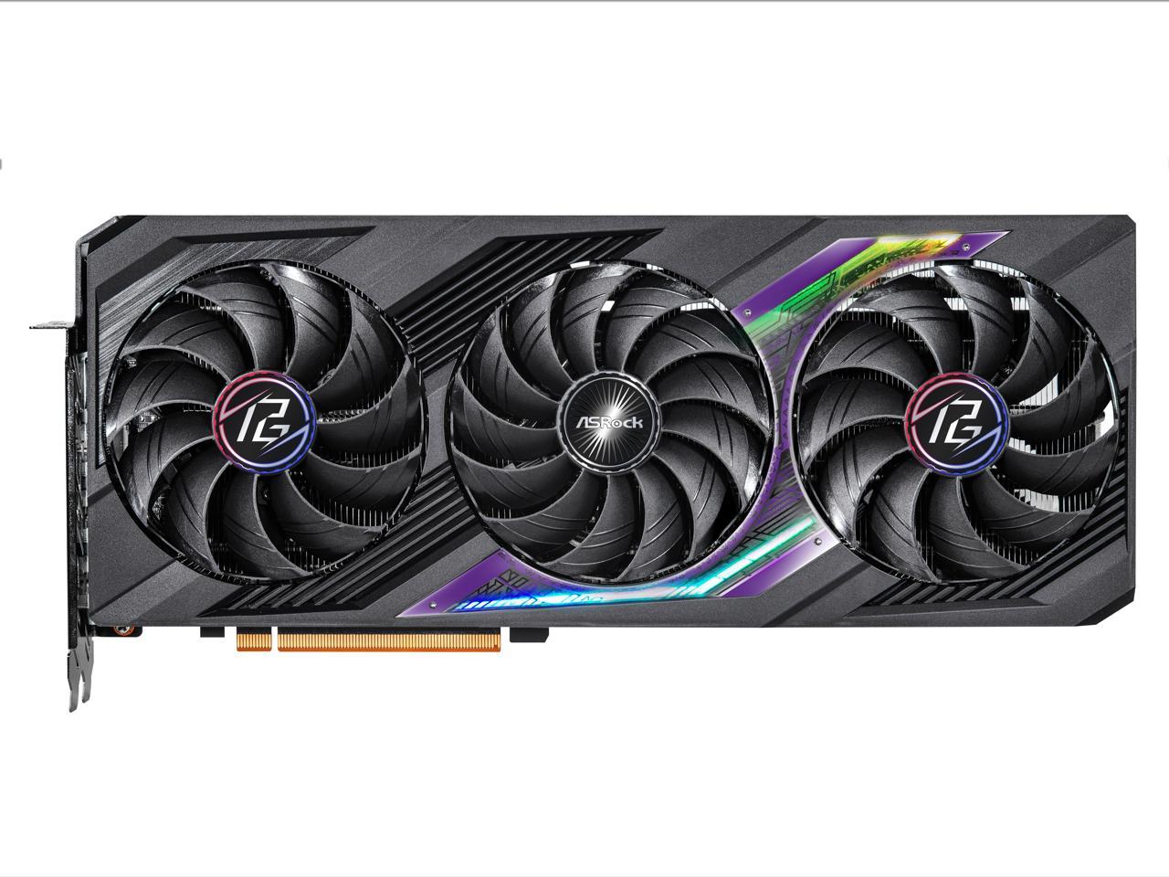 Asrock RX7700 XT Phantom Gaming 12GB OC, PCIe4, 12GB DDR6, HDMI, 3 DP, 2599MHz Clock, RGB, Overclocked - WebDuke Computers