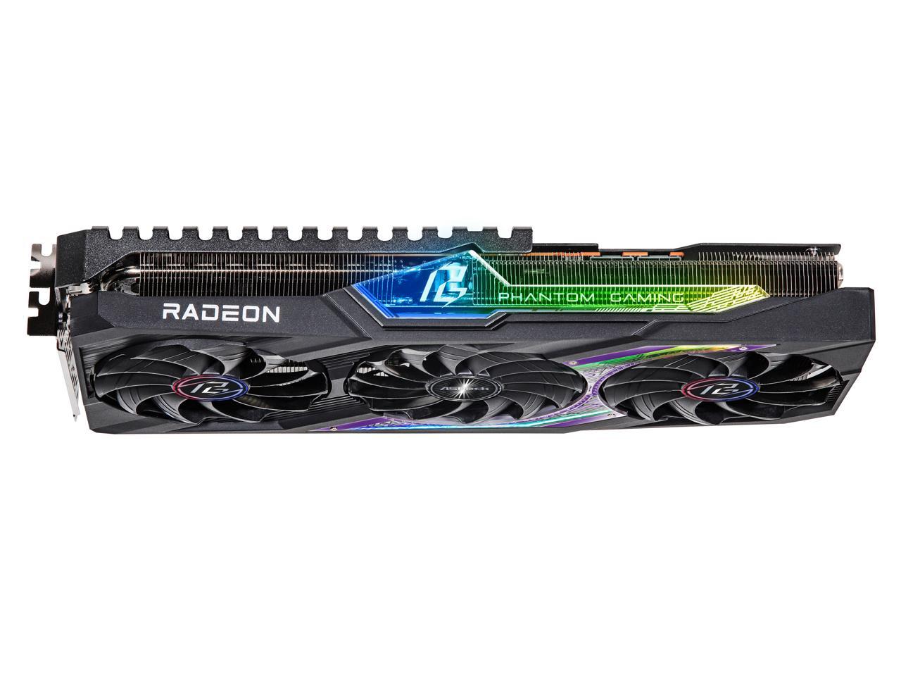 Asrock RX7700 XT Phantom Gaming 12GB OC, PCIe4, 12GB DDR6, HDMI, 3 DP, 2599MHz Clock, RGB, Overclocked - WebDuke Computers