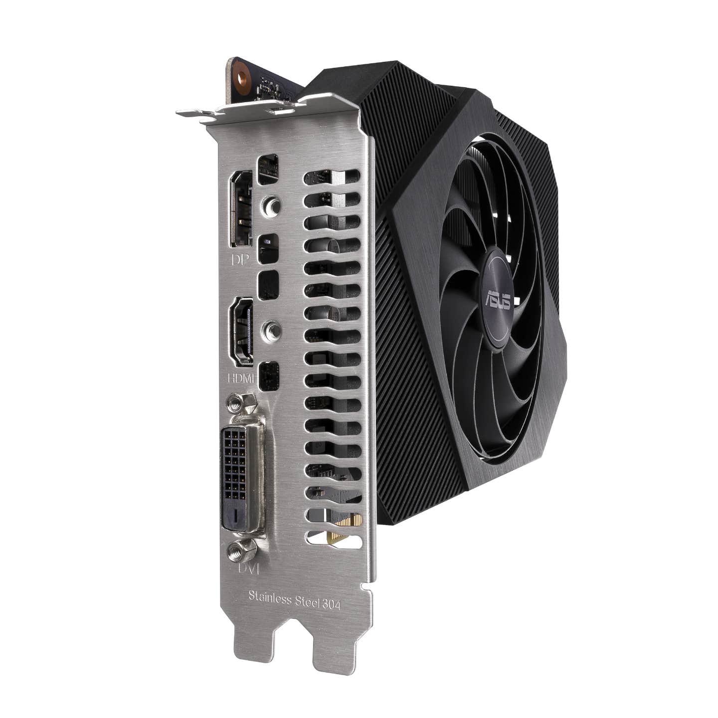 Asus Phoenix Geforce GTX 1650 OC, 4GB DDR6, DVI, HDMI, DP, 1665MHz Clock, Overclocked, Compact Design - WebDuke Computers
