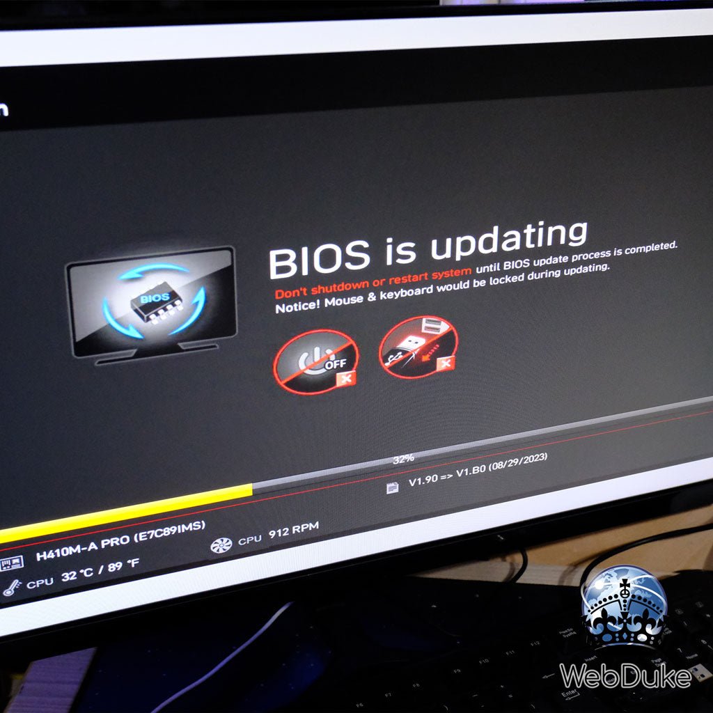 BIOS Update (Desktop or Laptop) - WebDuke Computers