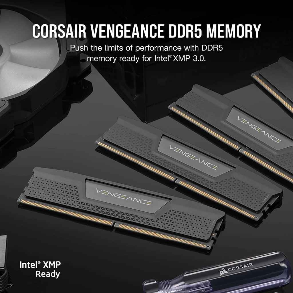 Corsair Vengeance Black 32GB 5200MHz DDR5 Memory Kit - WebDuke Computers