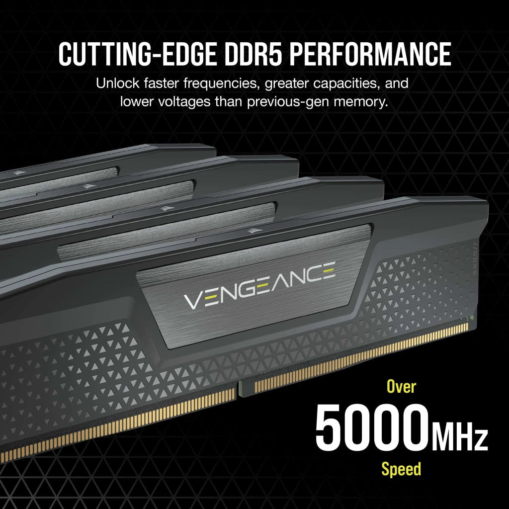 Corsair Vengeance Black 32GB 5200MHz DDR5 Memory Kit - WebDuke Computers