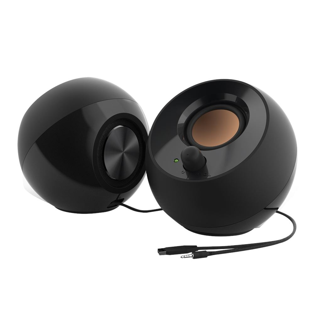 Creative Pebble Modern 2.0 USB-powered Desktop Speaker System, black - WebDuke Computers