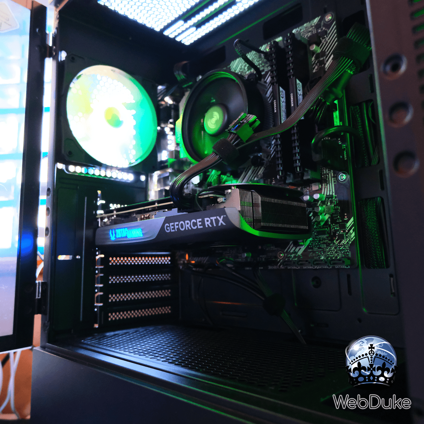 High End Gaming PC - AMD Ryzen 5700X - WebDuke Computers