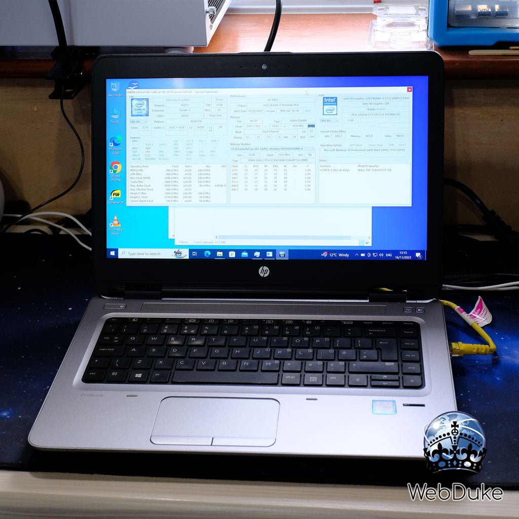 HP ProBook 640 G2 14" Intel i5 Laptop 8GB RAM, 240GB SSD - WebDuke Computers