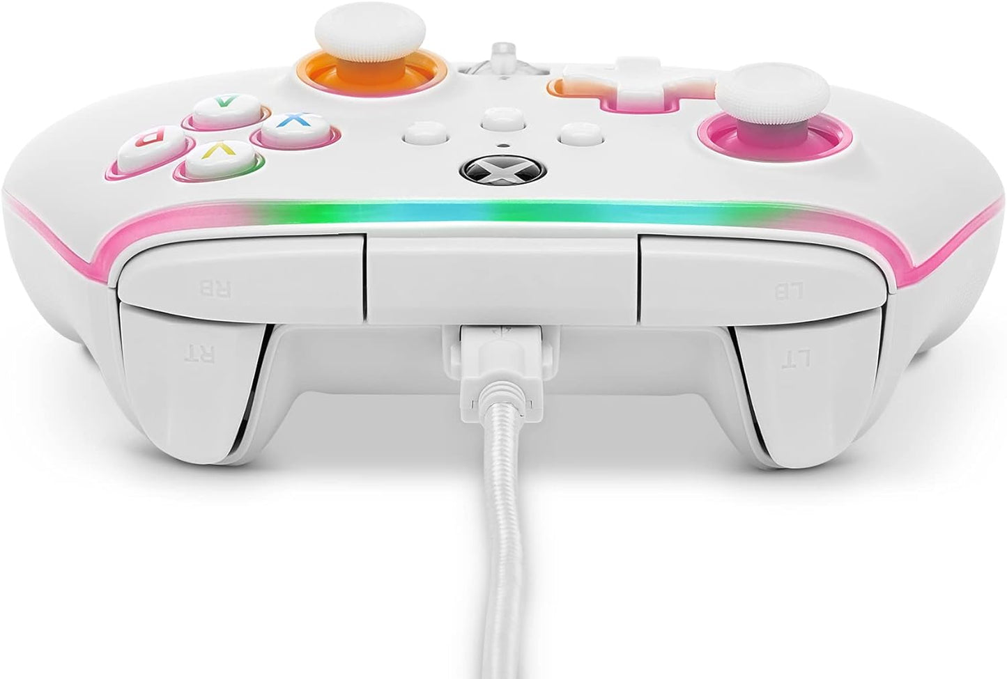 PowerA Spectra Infinity Enhanced Wired Controller PC and Xbox Gamepad White - WebDuke Computers