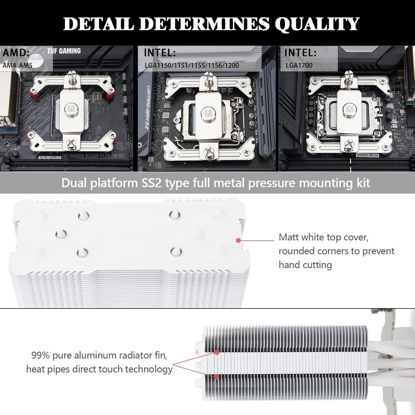 Thermalright Assassin King 120 SE WHITE ARGB CPU Air Cooler - WebDuke Computers