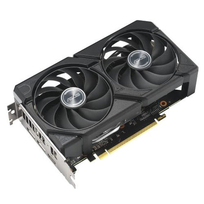 Asus DUAL Radeon RX 9060 XT, PCIe5, 8GB GDDR6, HDMI, 2 DP, 3150MHz Clock, Compact SFF-Ready