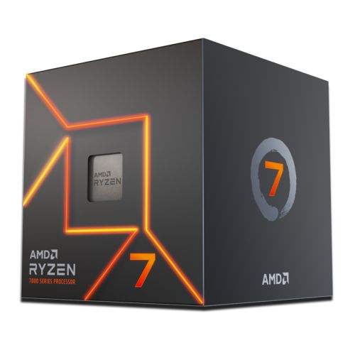 AMD Ryzen 7 7700 CPU w/ Wraith Prism RGB Cooler, AM5, 3.8GHz (5.3 Turbo), 8 - Core, 65W, 40MB Cache, 5nm, 7th Gen, Radeon Graphics - WebDuke Computers
