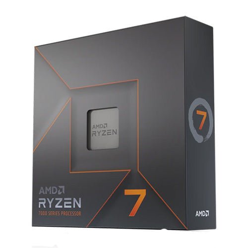 AMD Ryzen 7 7700X CPU, AM5, 4.5GHz (5.4 Turbo), 8-Core, 105W (142W Turbo), 40MB Cache, 5nm, 7th Gen, Radeon Graphics, NO HEATSINK/FAN - WebDuke Computers