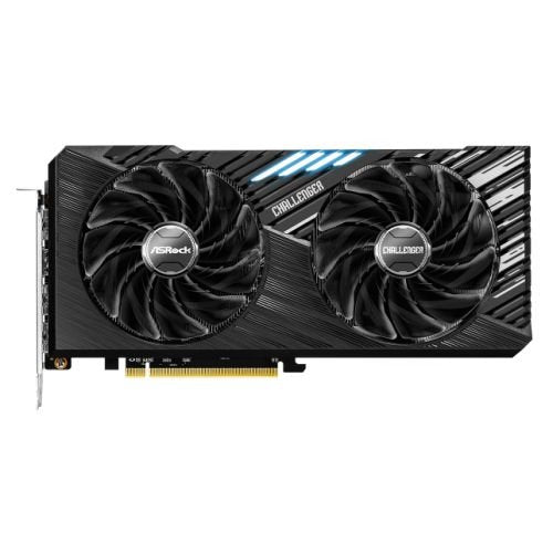 Asrock Radeon RX 7600 XT Challenger 16GB OC, PCIe4, 16GB GDDR6, HDMI, 3 DP, 2799MHz Clock, LED Lighting, Overclocked - WebDuke Computers