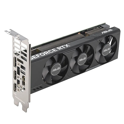 Asus Geforce RTX 4060 LP BRK OC, PCIe4, 8GB GDDR6, 2 HDMI, 2 DP, 2520MHz Clock, Overclocked, Low Profile (Bracket Included) - WebDuke Computers