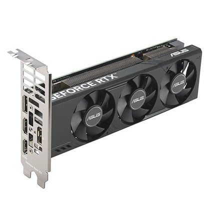 Asus Geforce RTX 4060 LP BRK OC, PCIe4, 8GB GDDR6, 2 HDMI, 2 DP, 2520MHz Clock, Overclocked, Low Profile (Bracket Included) - WebDuke Computers