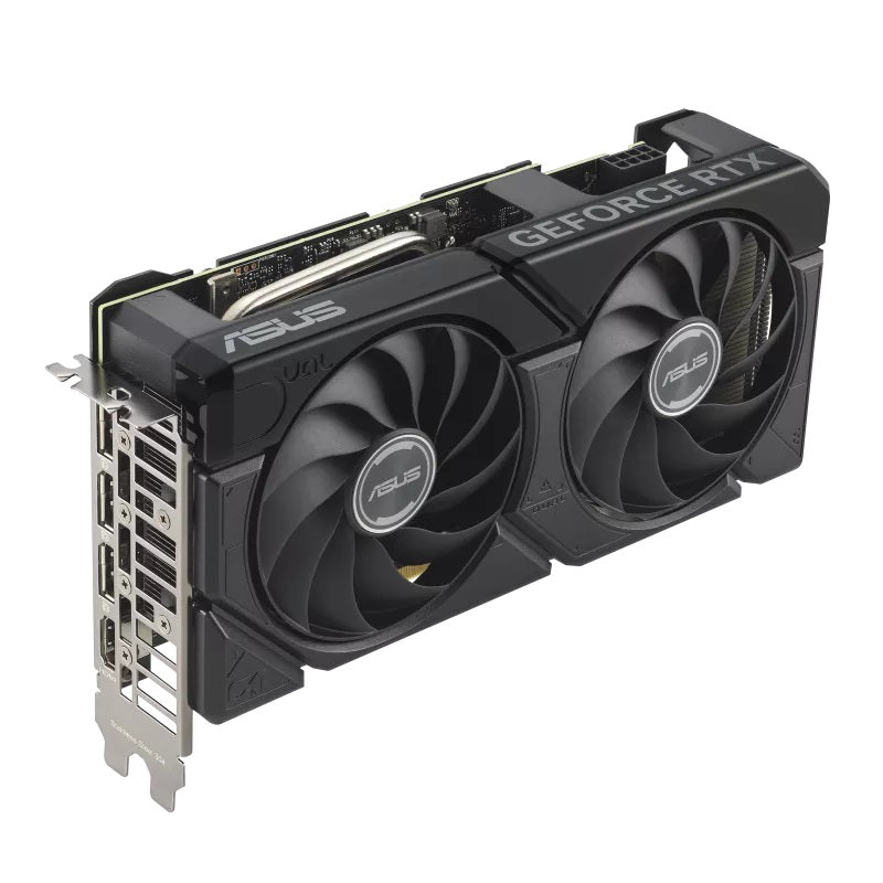 Asus Geforce RTX 4070 DUAL EVO OC, PCIe4, 12GB DDR6X, HDMI, 3 DP, 2550MHz Clock, Overclocked - WebDuke Computers