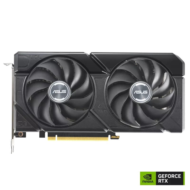 Asus Geforce RTX 4070 DUAL EVO OC, PCIe4, 12GB DDR6X, HDMI, 3 DP, 2550MHz Clock, Overclocked - WebDuke Computers