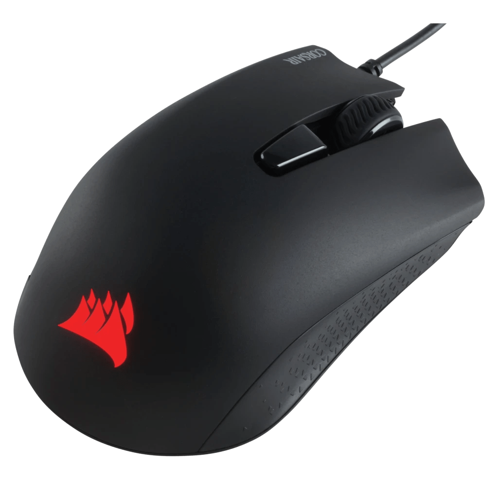 Corsair Harpoon Pro RGB FPS/MOBA Lightweight Optical Gaming Mouse, Omron Switches, 12000 DPI, 6 Programmable Buttons - WebDuke Computers