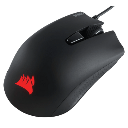 Corsair Harpoon Pro RGB FPS/MOBA Lightweight Optical Gaming Mouse, Omron Switches, 12000 DPI, 6 Programmable Buttons - WebDuke Computers