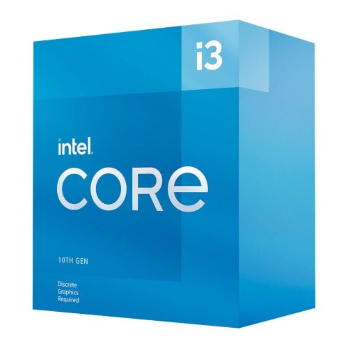 Intel Core I3-10105 CPU, Socket LGA 1200, 3.7 GHz (4.4 Turbo), Quad Core, 65W, 14nm, 6MB Cache, Comet Lake Refresh - WebDuke Computers