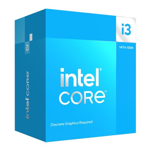 Intel Core i3-14100F CPU, 1700, Up to 4.7GHz, Quad Core, 60W (110W Turbo), 10nm, 12MB Cache, Raptor Lake Refresh, No Graphics - WebDuke Computers