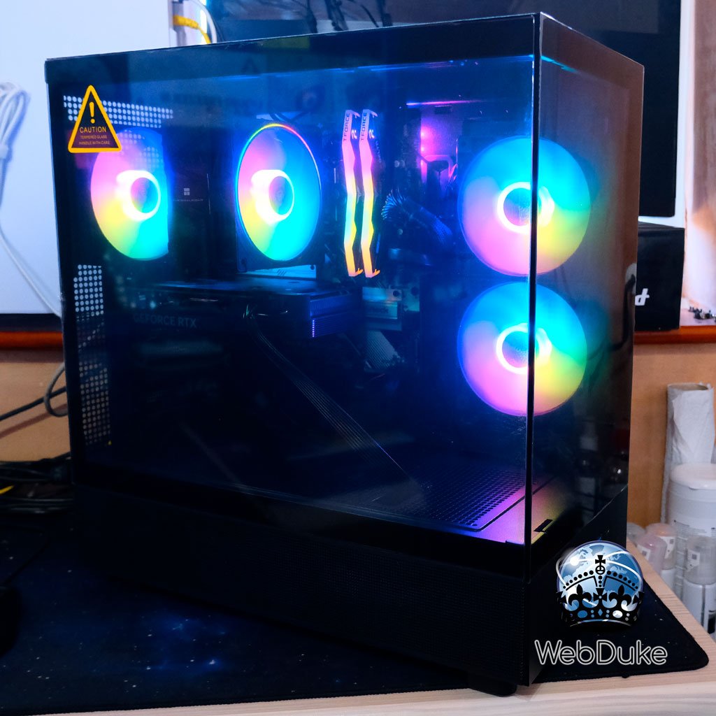 Intel i5 RX RTX Wifi Gamer - Intel Core i5 Geforce RTX 4060 Gaming PC - WebDuke Computers