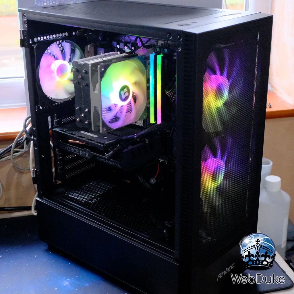 Mid Range Gaming PC - Ryzen 5 5600X RTX 4060 - WebDuke Computers