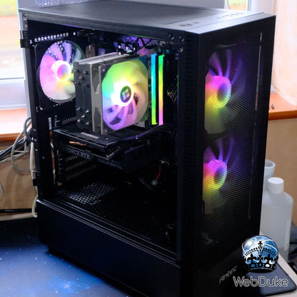 Mid Range Gaming PC - Ryzen 5 5600X RTX 4060 - WebDuke Computers
