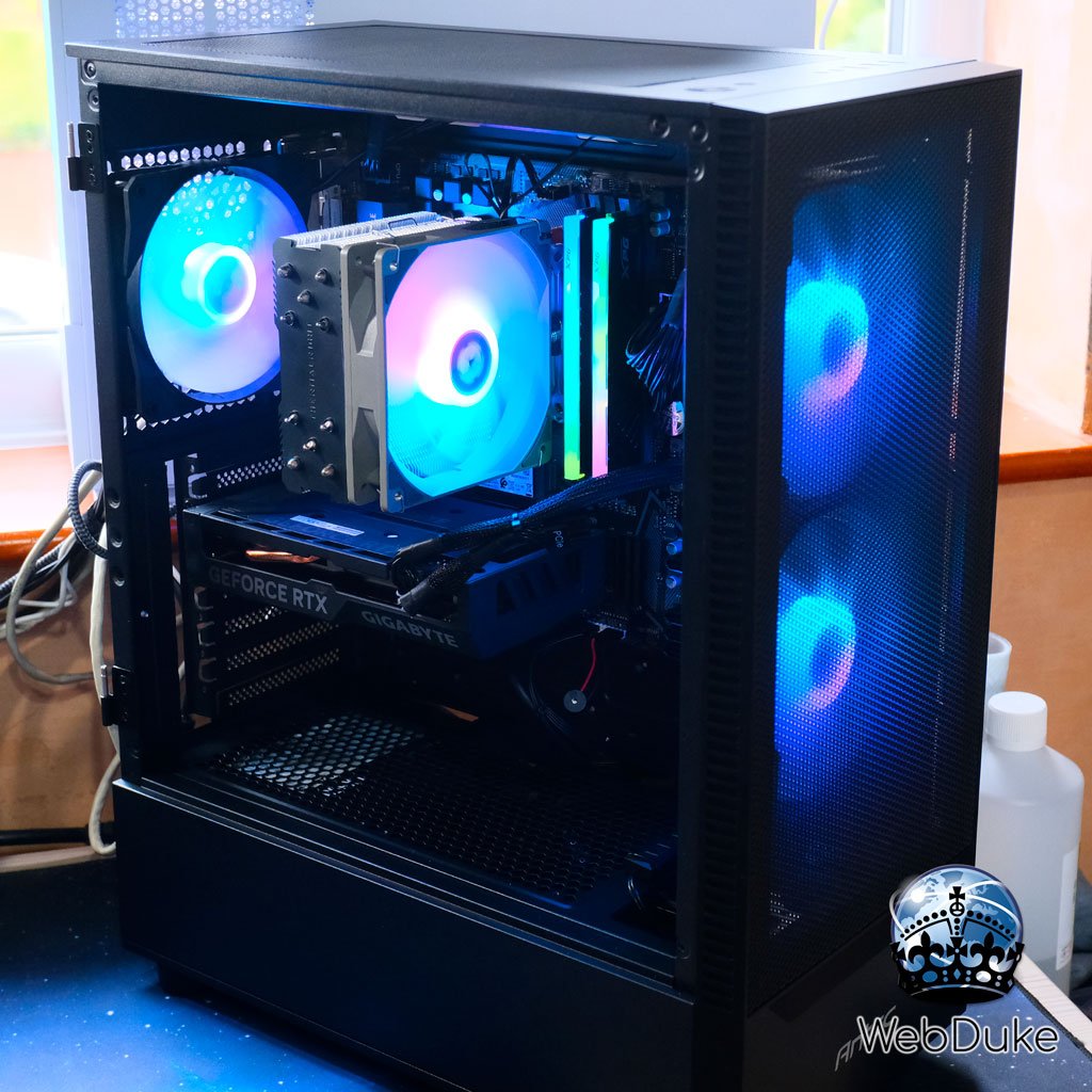 Mid Range Gaming PC - Ryzen 5 5600X RTX 4060 - WebDuke Computers
