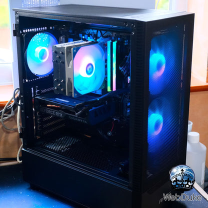 Mid Range Gaming PC - Ryzen 5 5600X RTX 4060 - WebDuke Computers