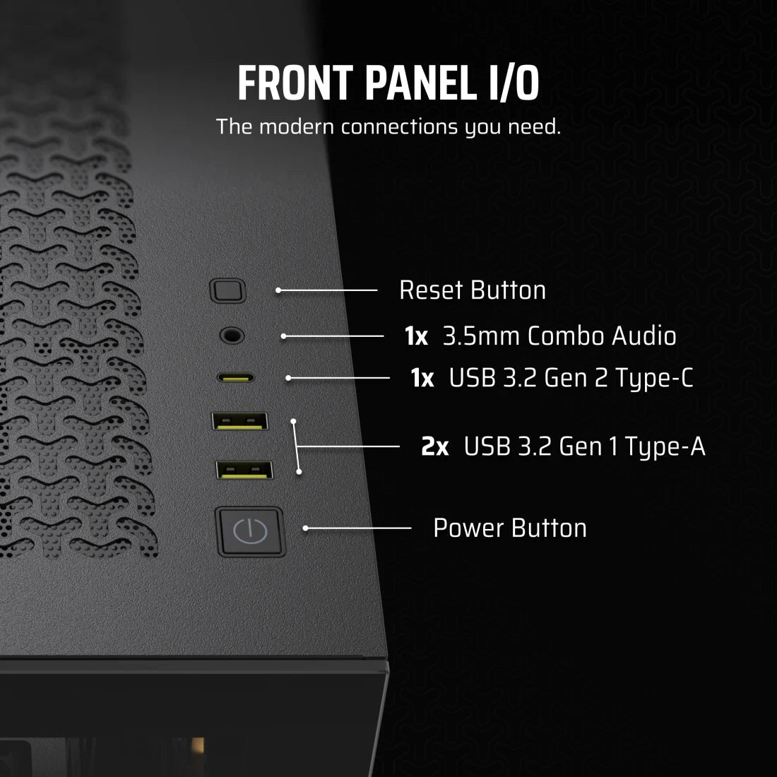 *NEW* Corsair 3500X ARGB Mid - Tower PC Case Black - WebDuke Computers