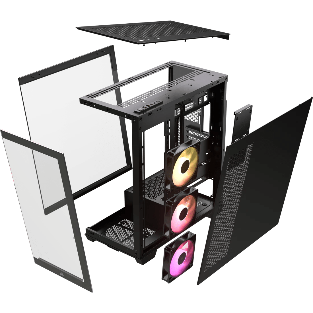 *NEW* Corsair 3500X ARGB Mid - Tower PC Case Black - WebDuke Computers