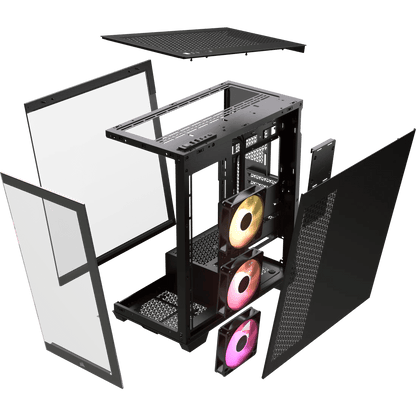 *NEW* Corsair 3500X ARGB Mid - Tower PC Case Black - WebDuke Computers