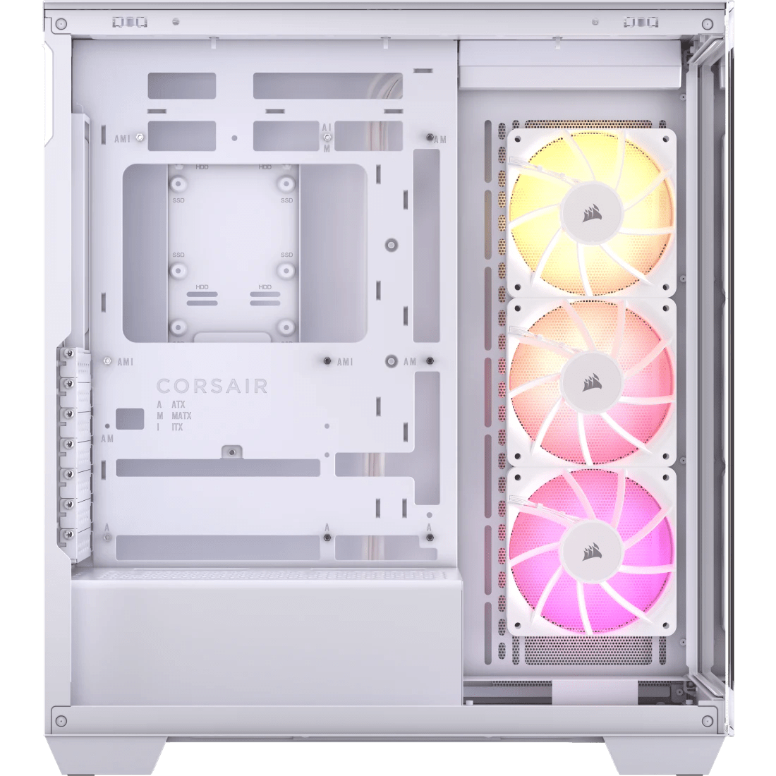 *NEW* Corsair 3500X ARGB Mid - Tower PC Case White - WebDuke Computers