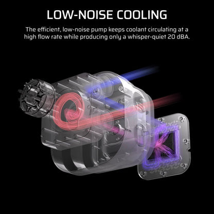 *NEW* Corsair NAUTILUS 240 RS ARGB Liquid CPU Cooler - White - WebDuke Computers