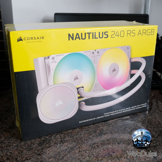 *NEW* Corsair NAUTILUS 240 RS ARGB Liquid CPU Cooler - White - WebDuke Computers