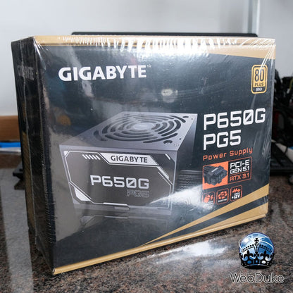 *NEW* GIGABYTE P650G PG5 650W PCIE 5.1 ATX 3.1 80 Plus Gold Power Supply - WebDuke Computers