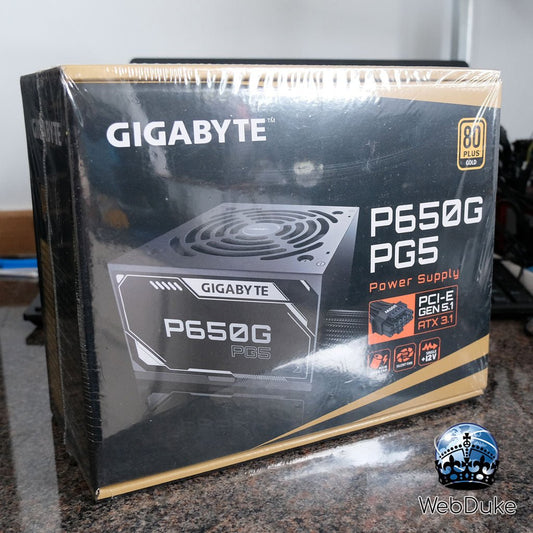 *NEW* GIGABYTE P650G PG5 650W PCIE 5.1 ATX 3.1 80 Plus Gold Power Supply - WebDuke Computers