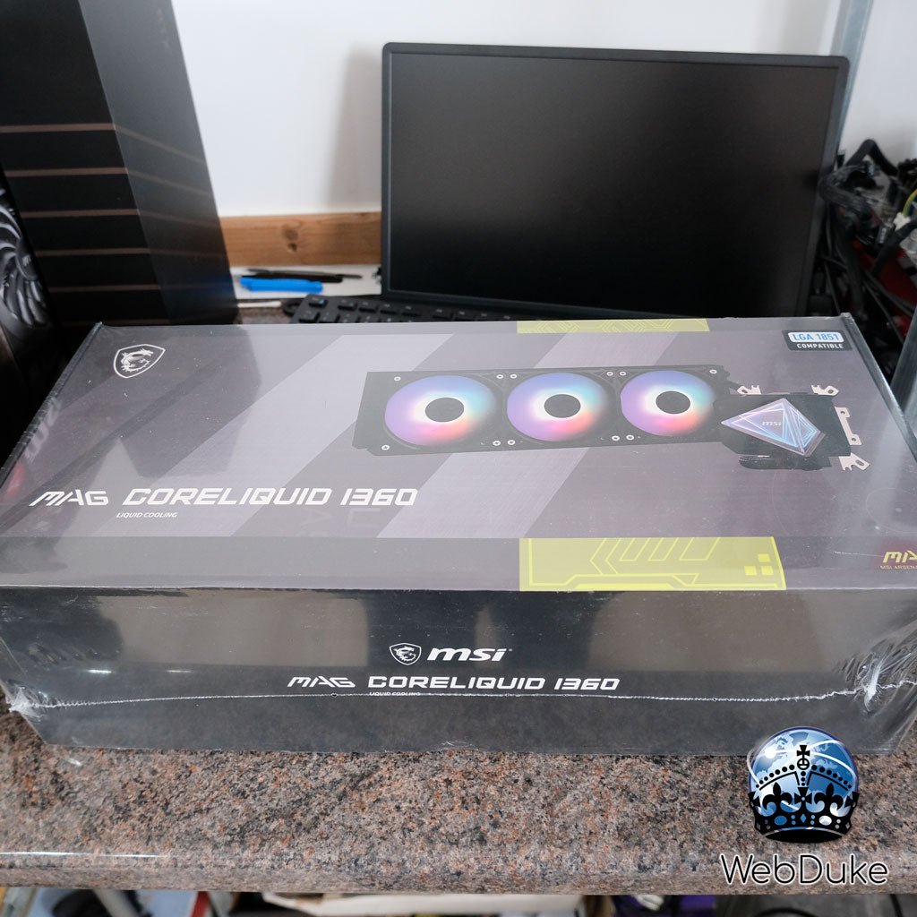 *NEW* MSI MAG Coreliquid i360 Black AIO ARGB Water Cooler - WebDuke Computers