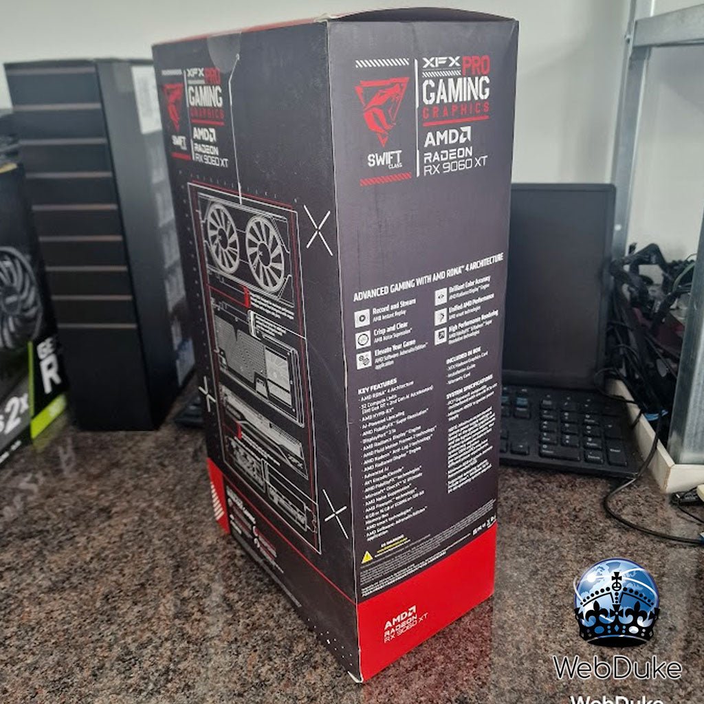 *NEW* XFX Swift AMD Radeon RX 9060 XT OC Gaming Edition 16GB - WebDuke Computers