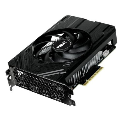 Palit Geforce RTX 4060 StormX, PCIe4, 8GB GDDR6, HDMI, 3 DP, 2460MHz Clock, Compact Design - WebDuke Computers